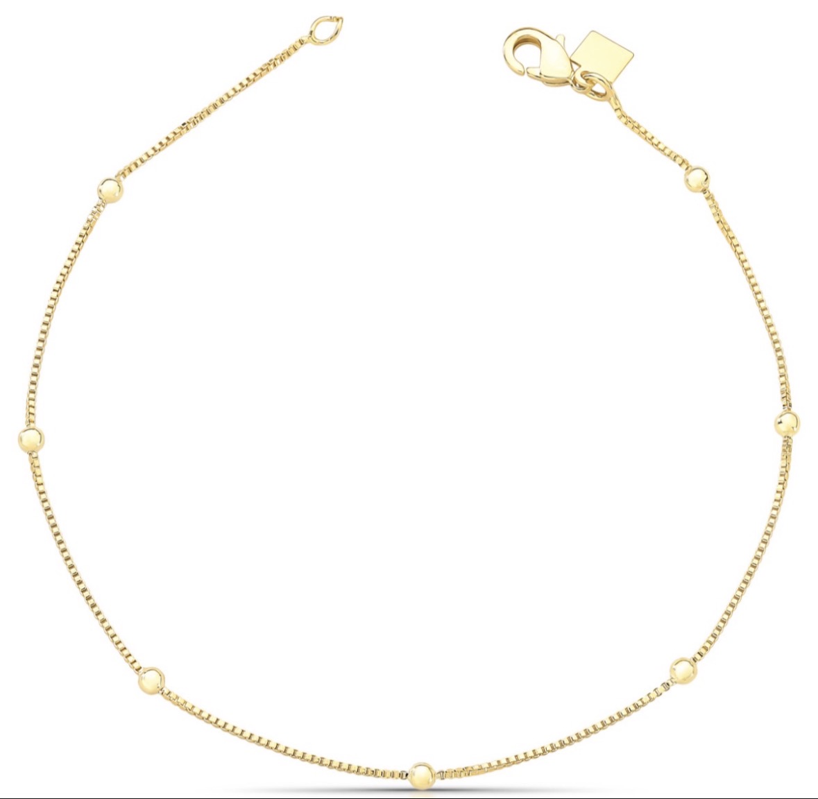 Tornozeleira Bolinha Dourado - foto 2