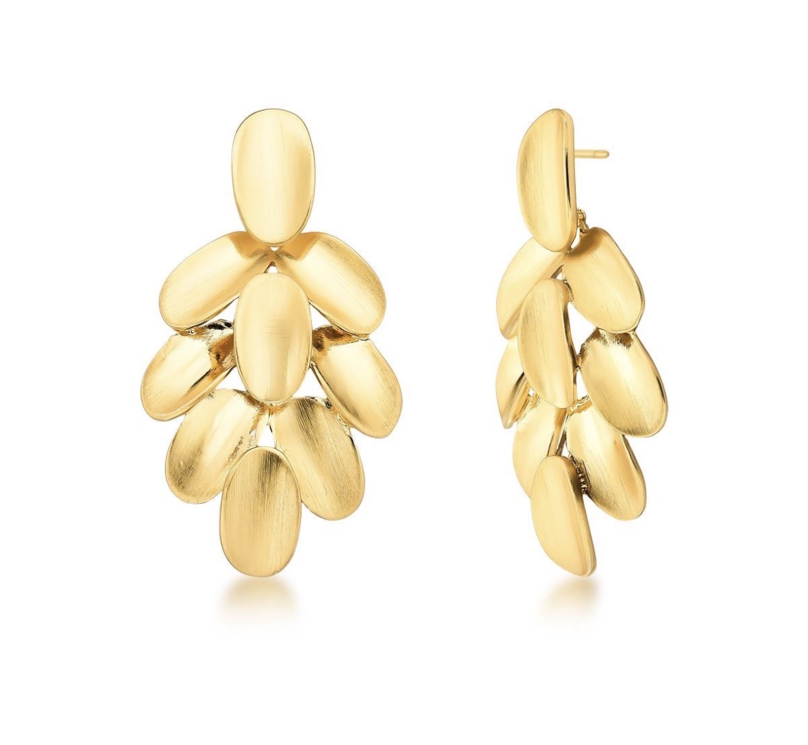 Brinco Folhas Douradas - foto 2