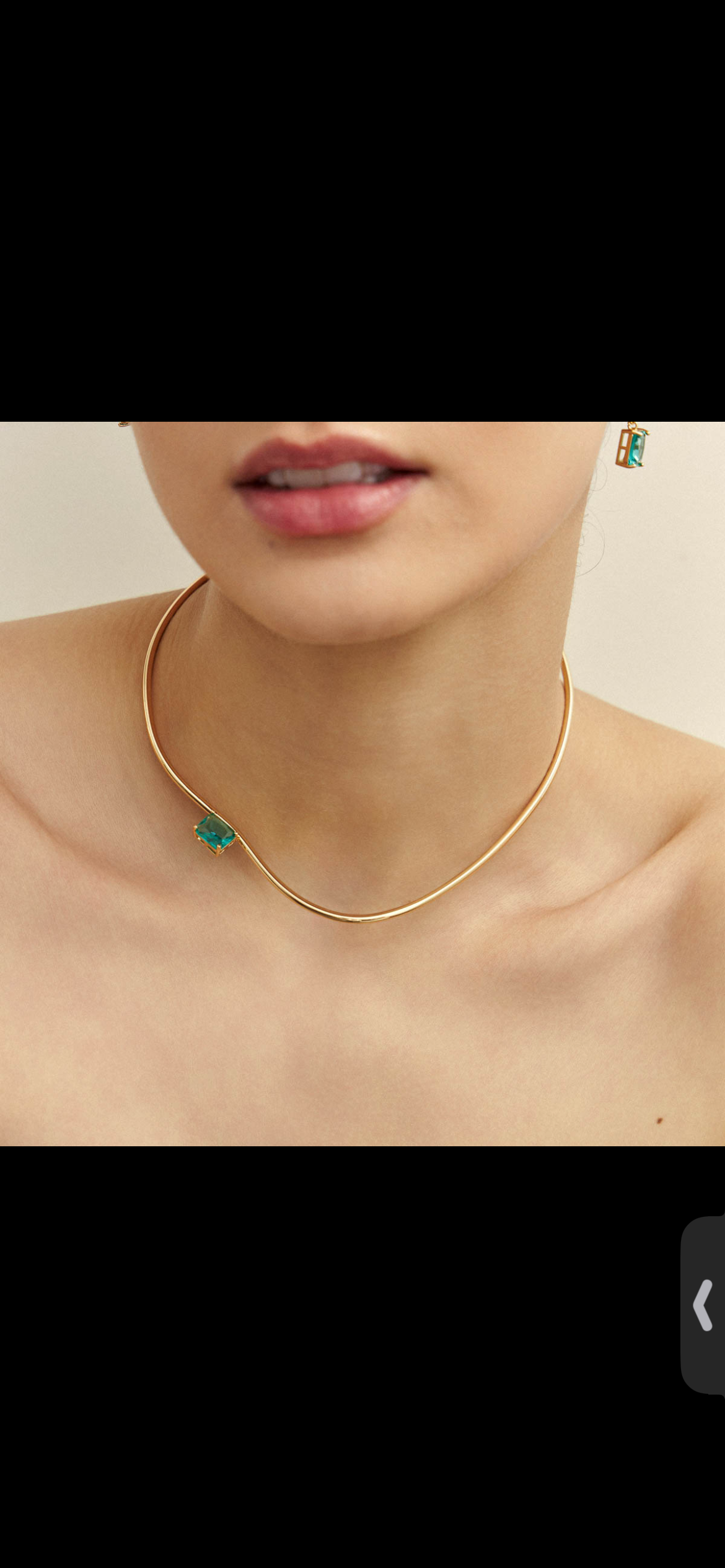 Choker Com Esmeralda